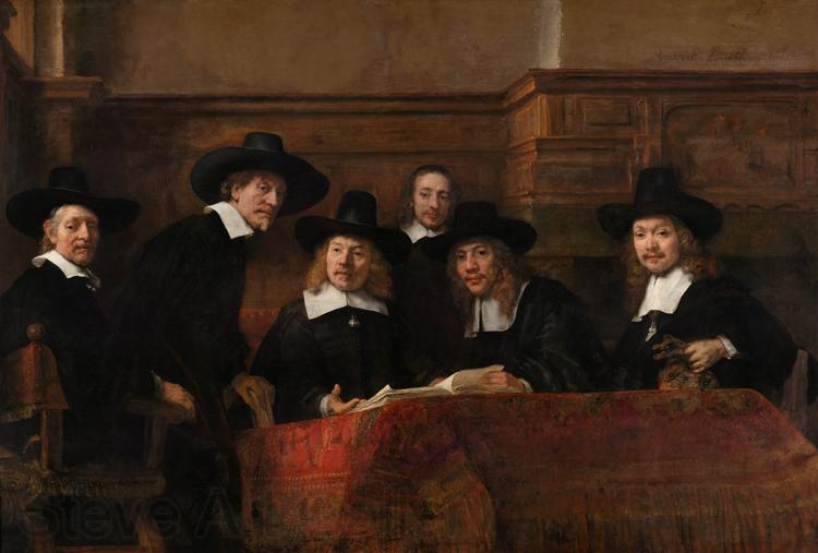 REMBRANDT Harmenszoon van Rijn The Sampling Officials of the Amsterdam Drapers' Guild (mk33)